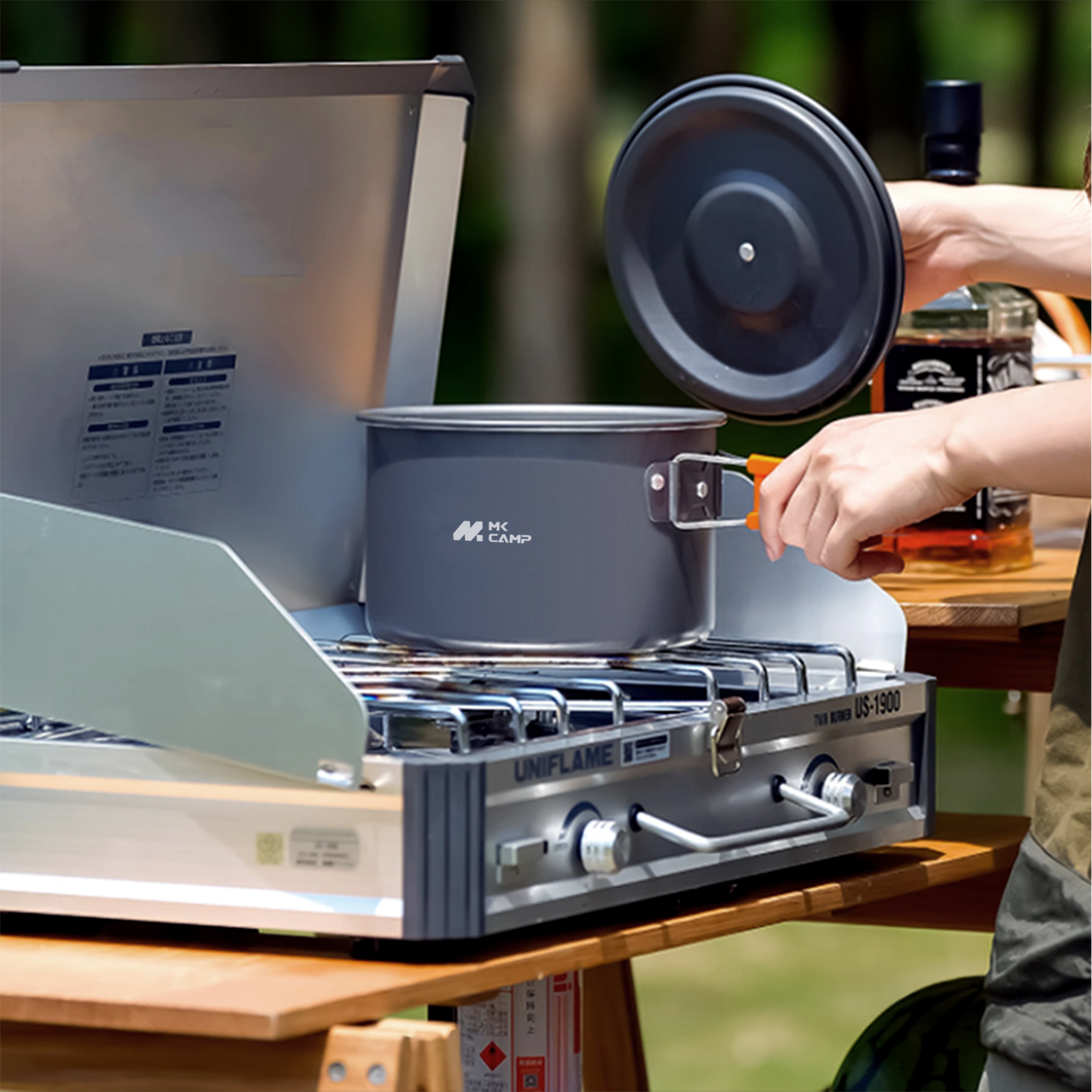 MKCAMP Portable Folding Cartridge Stove Tool