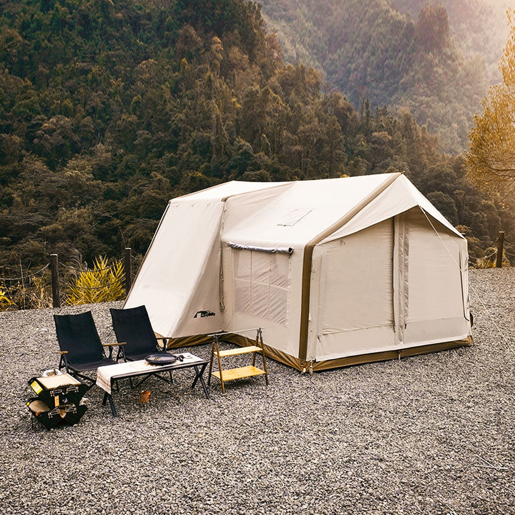 Portable and Durable! The 3rd Gen MKCAMP Double - Room Inflatable Tent is Made for Model X/Y/3 and SUVs. It's Comfortable, Mosquito - Proof and Extremely Considerate